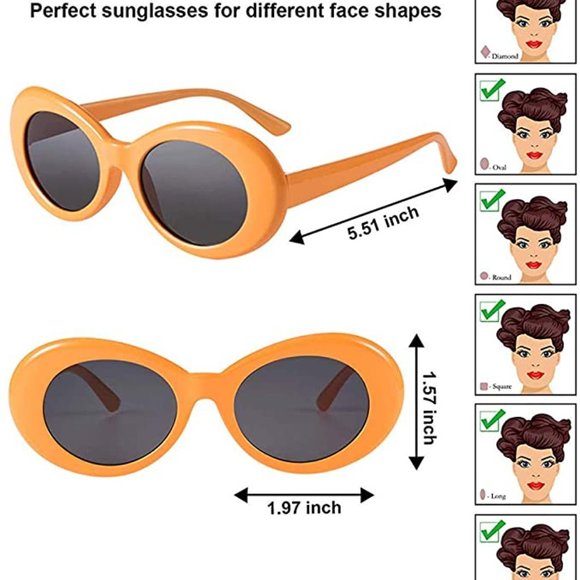 Thick Frame Colorful Sunglasses ( Dozen) - Picture 3 of 4